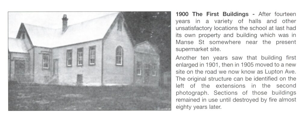 1900 The First Buildings