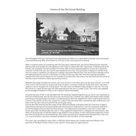 History of Old School Building